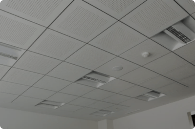 Acoustical grid ceiling